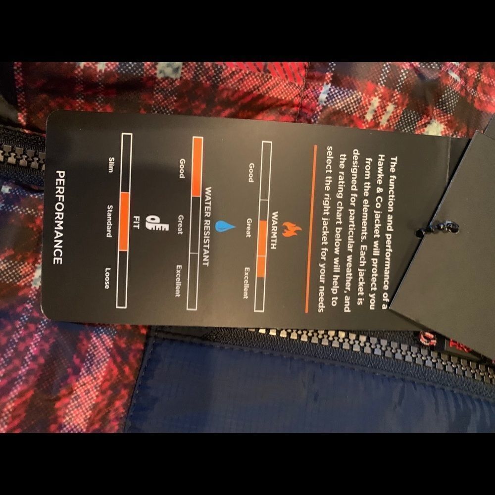 NWT Hawke & Co Patchwork Check jacket. - Picture 6 of 8